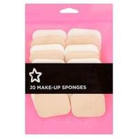 Superdrug Rectangle Make Up Sponges x20