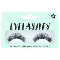 Superdrug False Eyelashes - Extra Volume 401 Black, Black