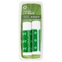 Superdrug Lip Balm Menthol Twinpack