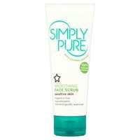 superdrug simply pure smoothing face scrub 75ml