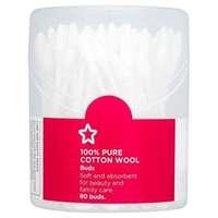 Superdrug Cotton Cosmetic Buds x80