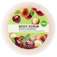 Superdrug Naturals Cherry & Macadamia Body Scrub 200ml