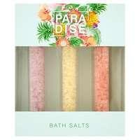 Superdrug Paradise Tropical Fruits Bath Salts 3 Pack