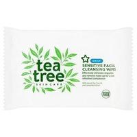 Superdrug Tea Tree Facial Cleansing Wipes Sensitive 25