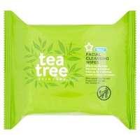 Superdrug Tea Tree & Peppermint Facial Cleaninsg Wipes 25