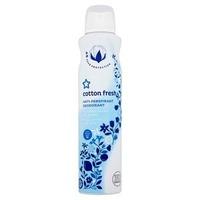 Superdrug Cotton Fresh Less White Residue Deodorant 250ml