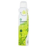 Superdrug Sensitive Less White Residue Deodorant 250ml