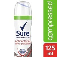 sure women antibacterial anti perspirant deodorant 125ml