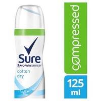 Sure Women Cotton Aerosol Deodorant Compressed 125ml