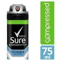 sure men invisible ice aerosol deodorant compressed 75ml