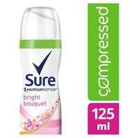 Sure Women Fragrance Bright Deodorant Compressed 125ml