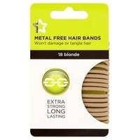 superdrug hair bands blonde medium x18