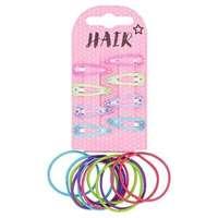 Superdrug Hair Clips & Elastics Multi Colour