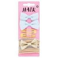 Superdrug Lux Kids Yellow & Blue Bow Hair Assortment