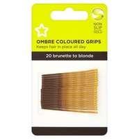 superdrug mid 20 piece two toned hair grips light