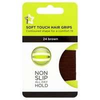 Superdrug Hair Grips Brown x24