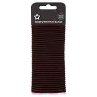 superdrug jumbo pack 70 brown hair bands