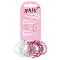 superdrug hair clips elastics pink