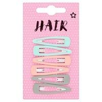Superdrug Hair Clips Mint/Pink/Silver