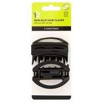 Superdrug Non-Slip Hair Claws Small Black x2