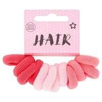 Superdrug Soft Baby Elastics Pink 12Pc Hb16088