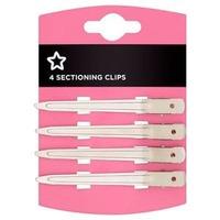 superdrug sectioning clips x 4