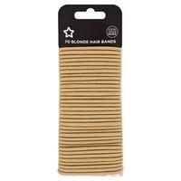 Superdrug Jumbo Pack 70 Blonde Hair Bands