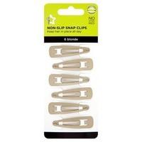 superdrug no slip snap clips blonde x6