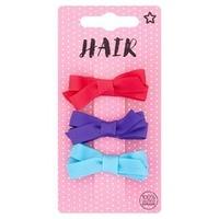 superdrug pack of 3 hair slides with bows