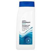 Superdrug Anti-Dandruff 2 in 1 Shampoo and Conditioner 500ml