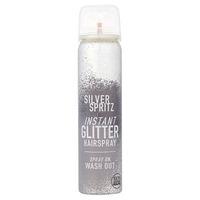 Superdrug Colour Hairspray - Glitter Silver, Silver