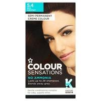 superdrug colour sensations rich chestnut 54 brunette