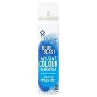 Superdrug Colour Hairspray - Blue, Blue