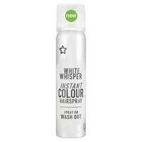 Superdrug Colour Hairspray - White, White