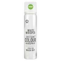 superdrug colour hairspray white white