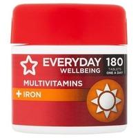 superdrug multivitamins iron 180s