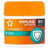 Superdrug Vitamin C & Zinc x 90