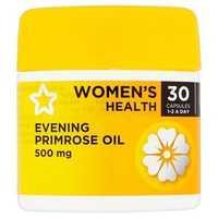 Superdrug Evening Primrose Oil 500mg 30s