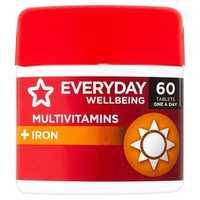 Superdrug Multivitamins & Iron 60S