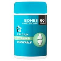 superdrug osteo health chewy calcium vitamin d 60s