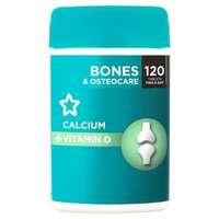 Superdrug Bones & Osteo Care Calcium & Vitamin D 120s