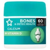 Superdrug Calcium & Vit D 60S