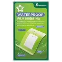 Superdrug Enhanced Waterproof Film Dressings x5