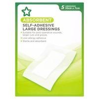 Superdrug Adhesive Dressing Large
