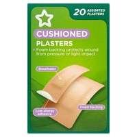 superdrug cushioned plasters x20