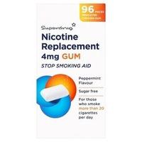 Superdrug Nicotine Replacement 4mg Gum 96\'s