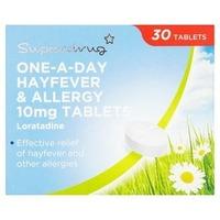 superdrug one a day hayfever allergy relief 30 tablets