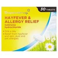 Superdrug Hayfever & Allergy Relief 30 Tablets