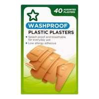 Superdrug Wash Proof Plasters X40