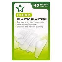 Superdrug Clear Plasters X40